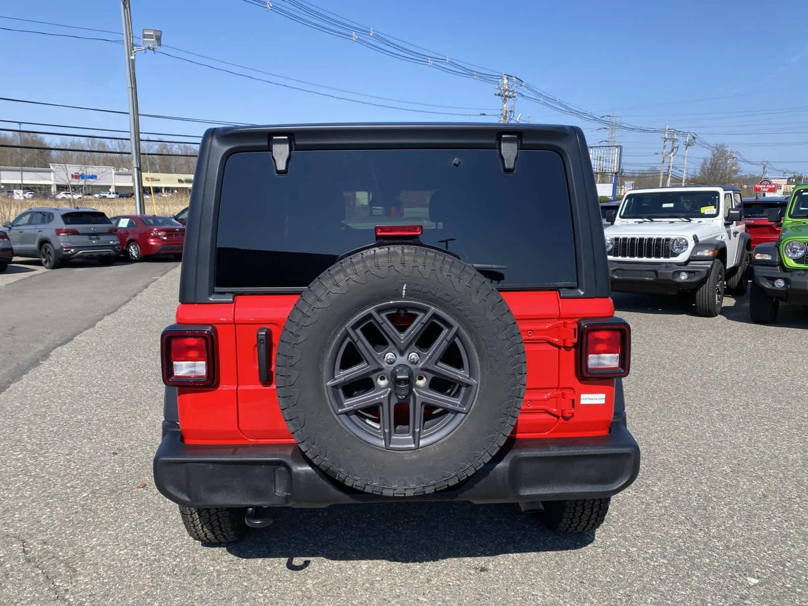 Used 2025 Firecracker Red Clearcoat Jeep Sport S image 4