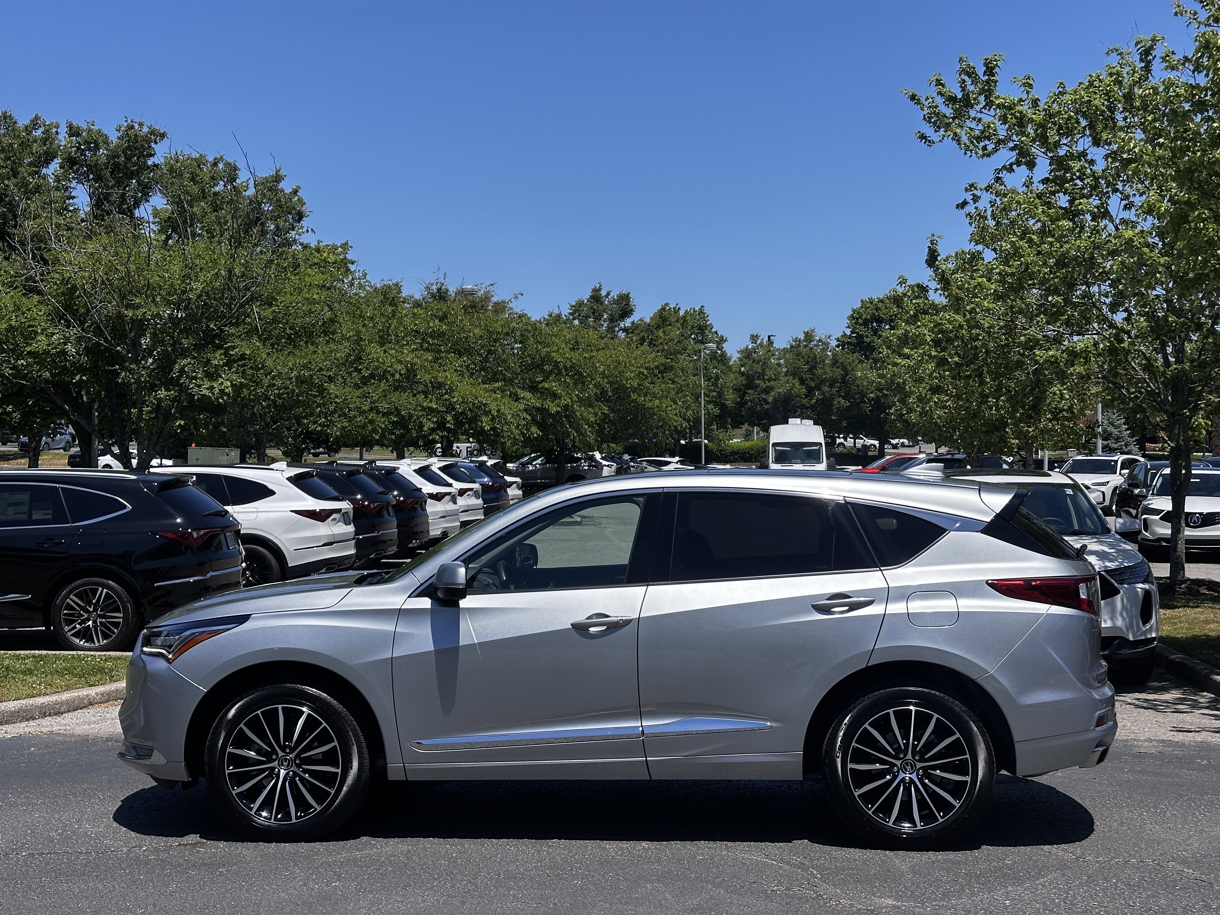 Certified Used 2025 Solar Silver Metallic Acura SH-AWD ADVANCE image 48
