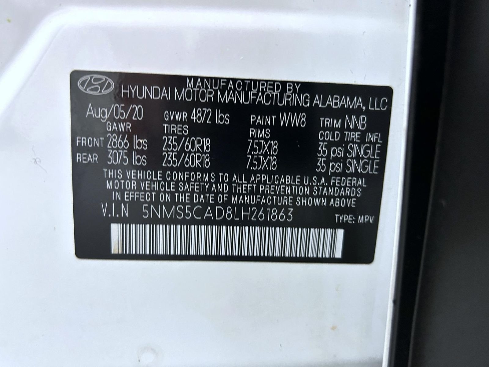 Used 2020 Gray Hyundai Limited image 25