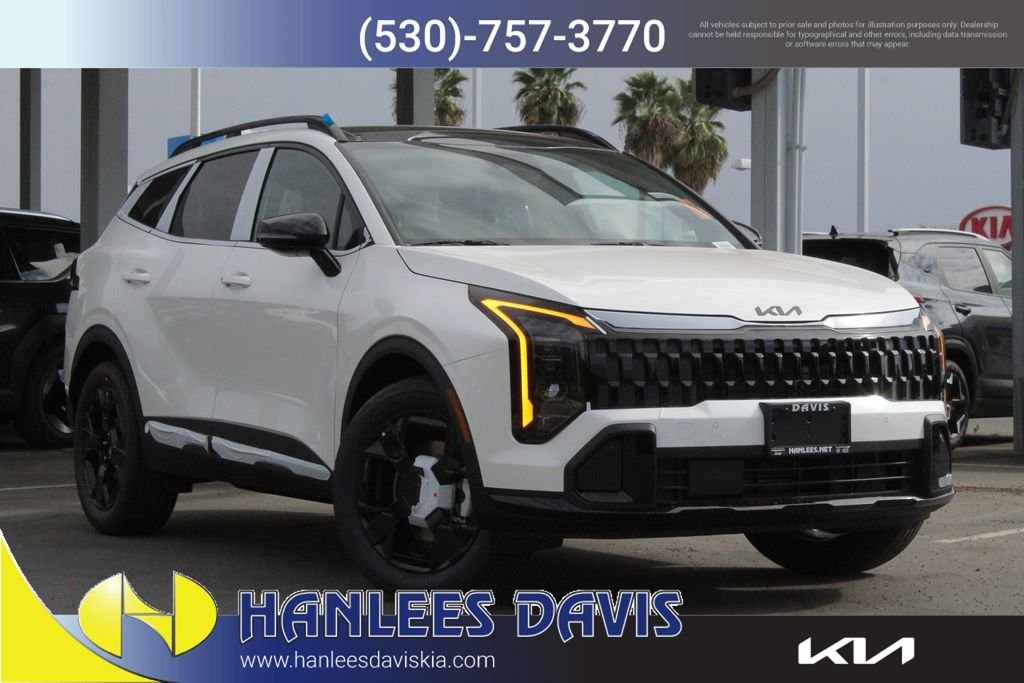 New 2026 Snow White Pearl Kia X-Line image 1