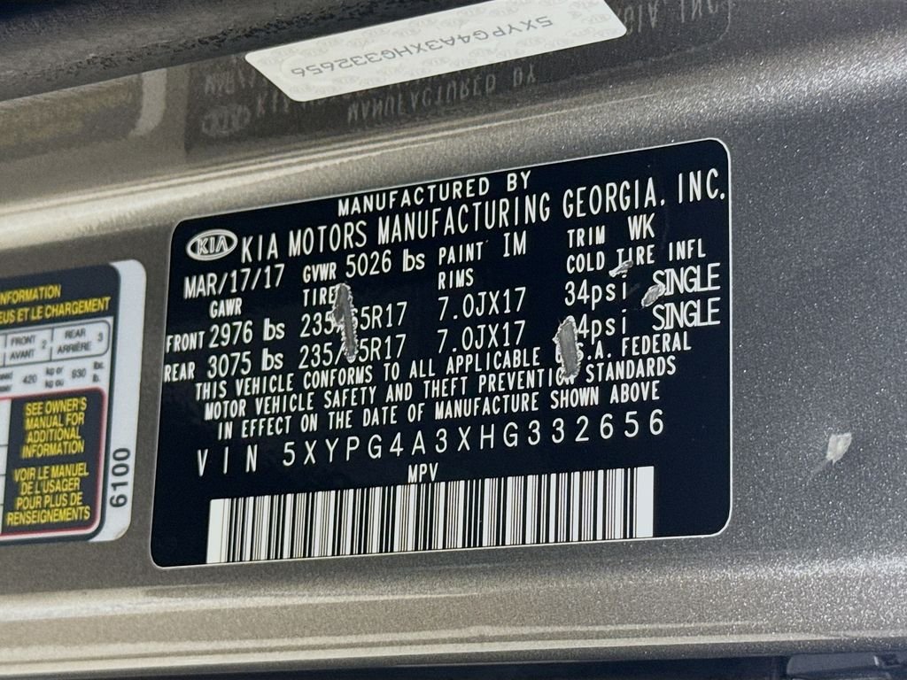 Used 2017 Titanium Silver Kia LX image 30