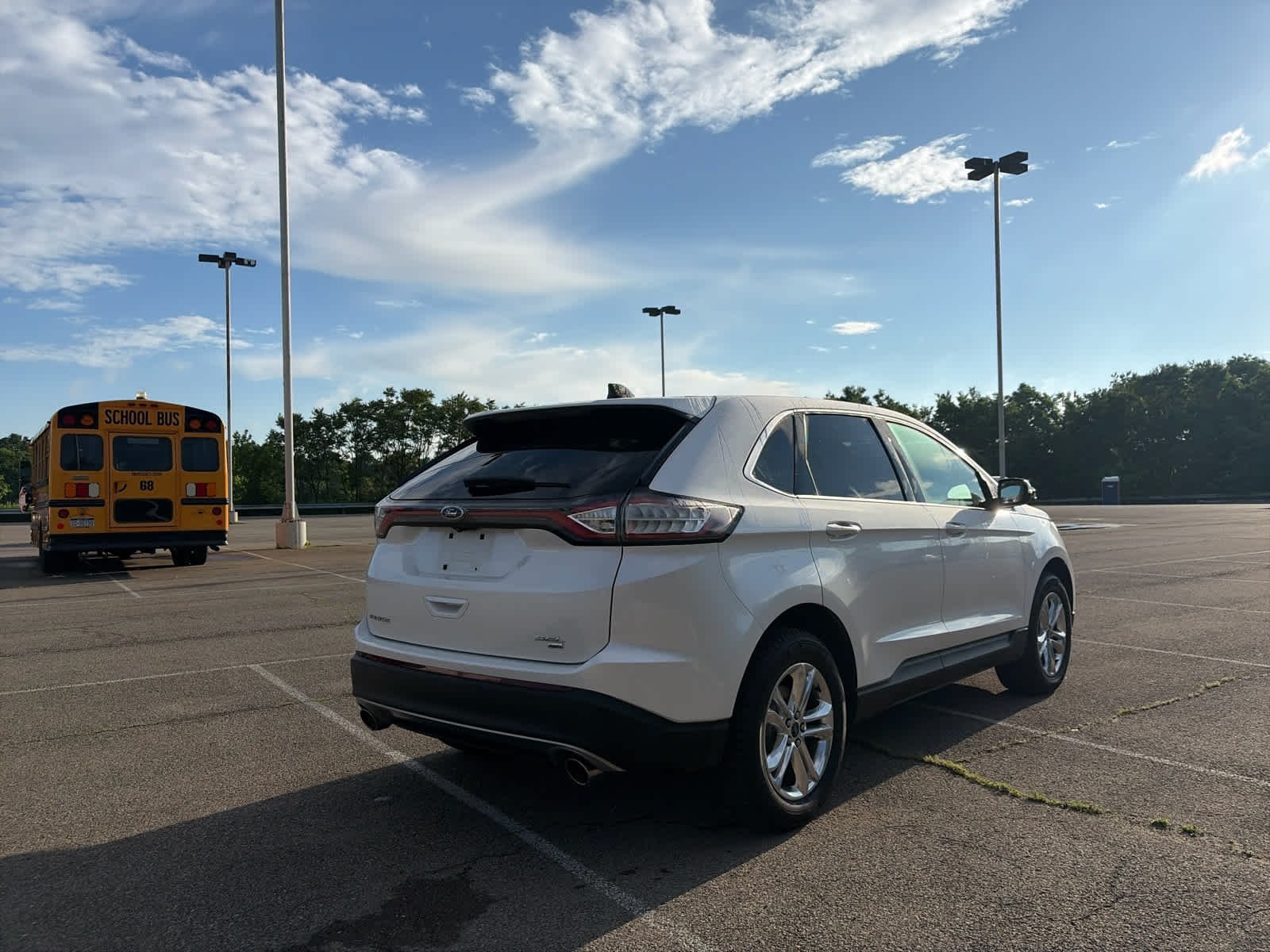 Used 2015 White Ford SEL image 2