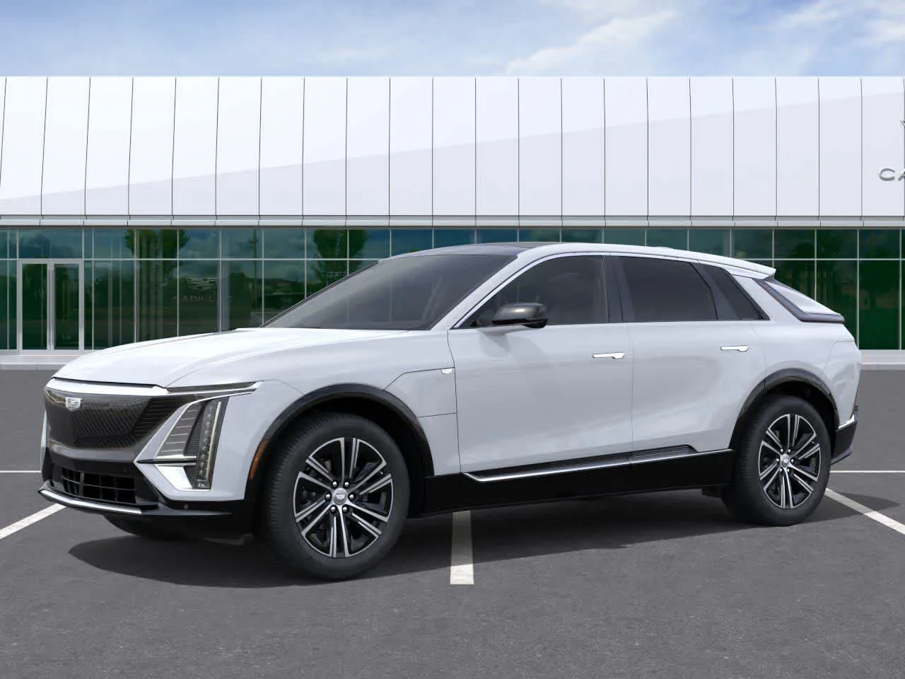 New 2027 Vibrant White Tricoat Cadillac Premium Luxury image 2
