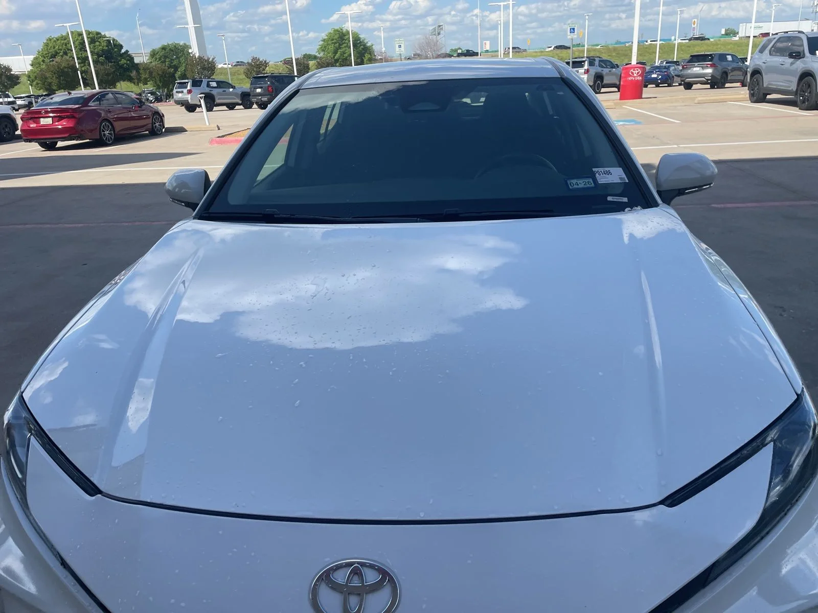 Used 2025 White Toyota LE image 3