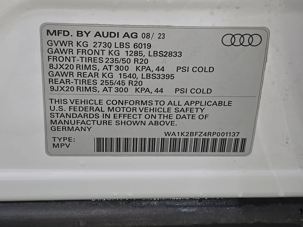 Used 2024 White Audi Premium image 37