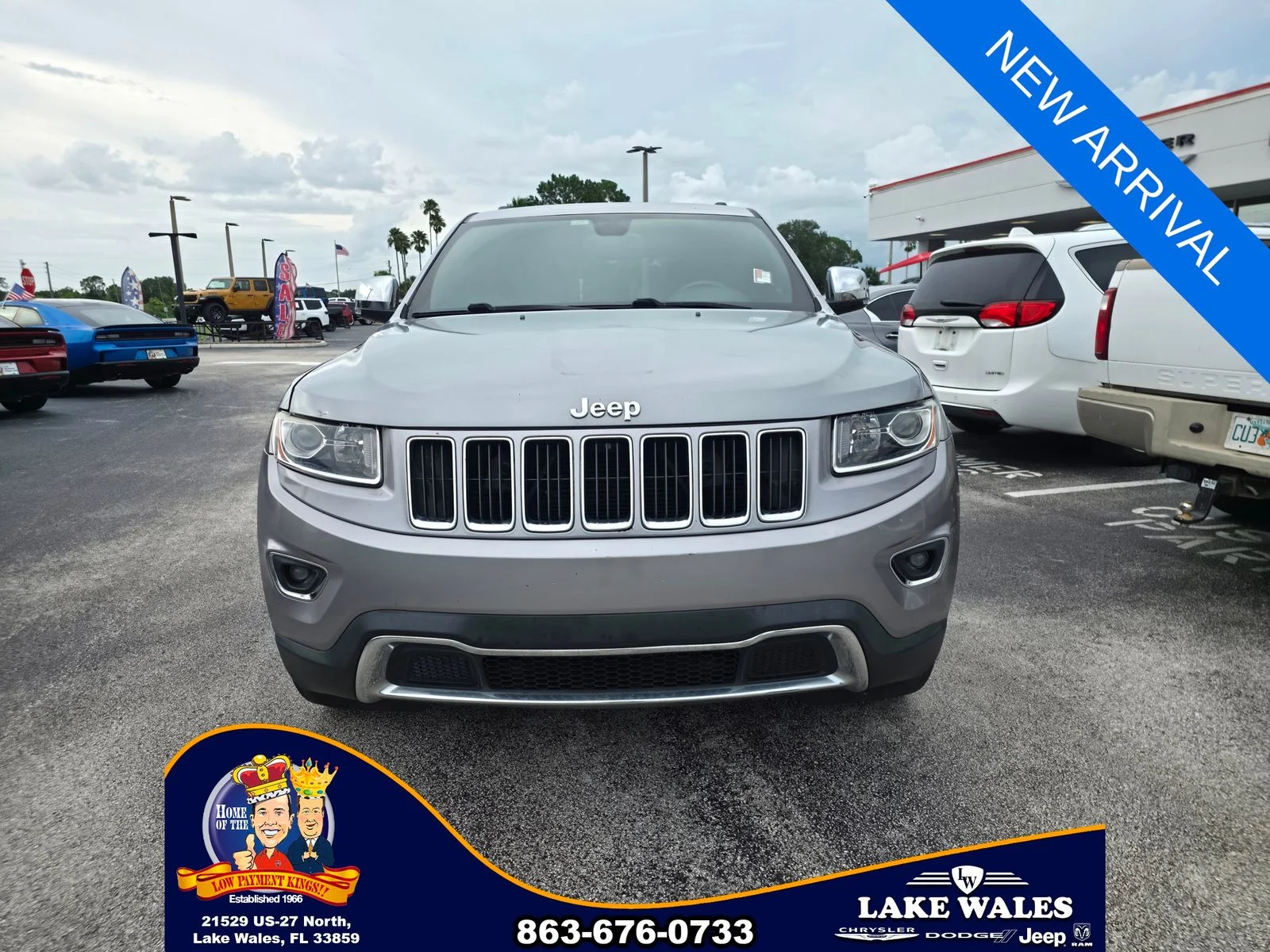 Used 2014 Jeep Grand Cherokee Limited with VIN 1C4RJEBG2EC393887 for sale in Lake Wales, FL