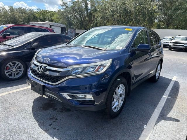 Used 2015 Obsidian Blue Pearl Honda EX image 3
