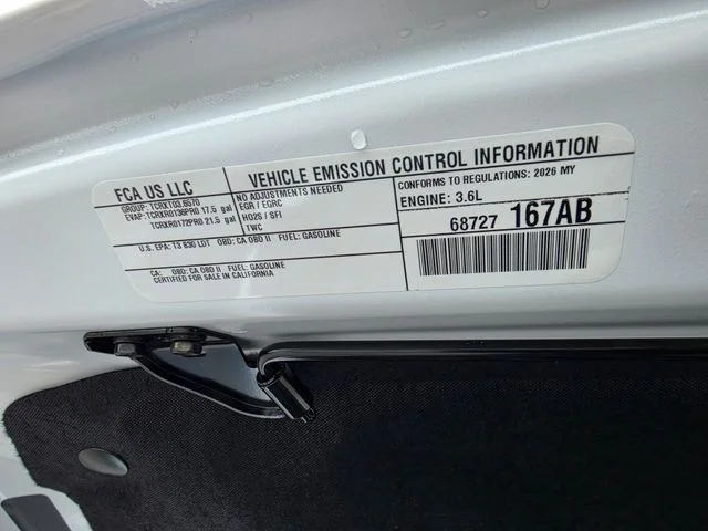 New 2026 Bright White Clear-Coat Exterior Paint Jeep Sport S image 26