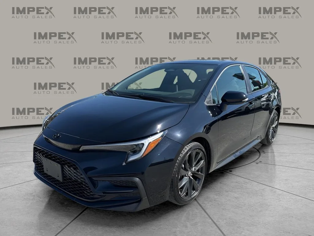 Used 2025 Black Toyota SE image 1
