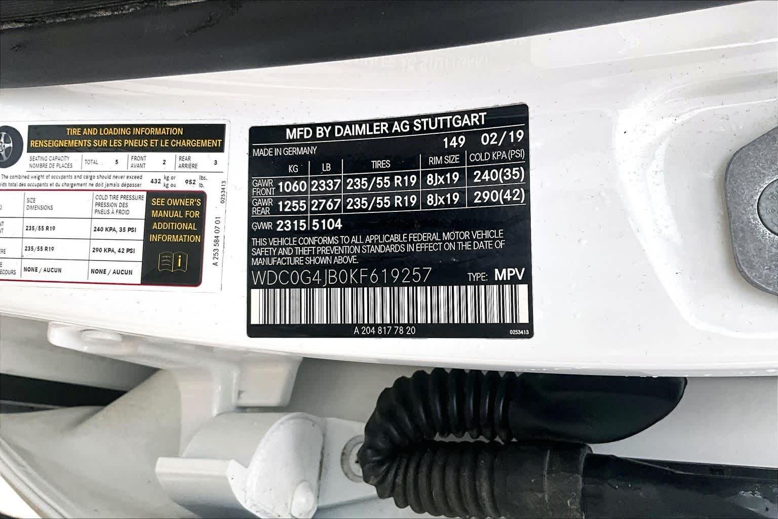 Used 2019 Polar White Mercedes-Benz GLC 300 image 29