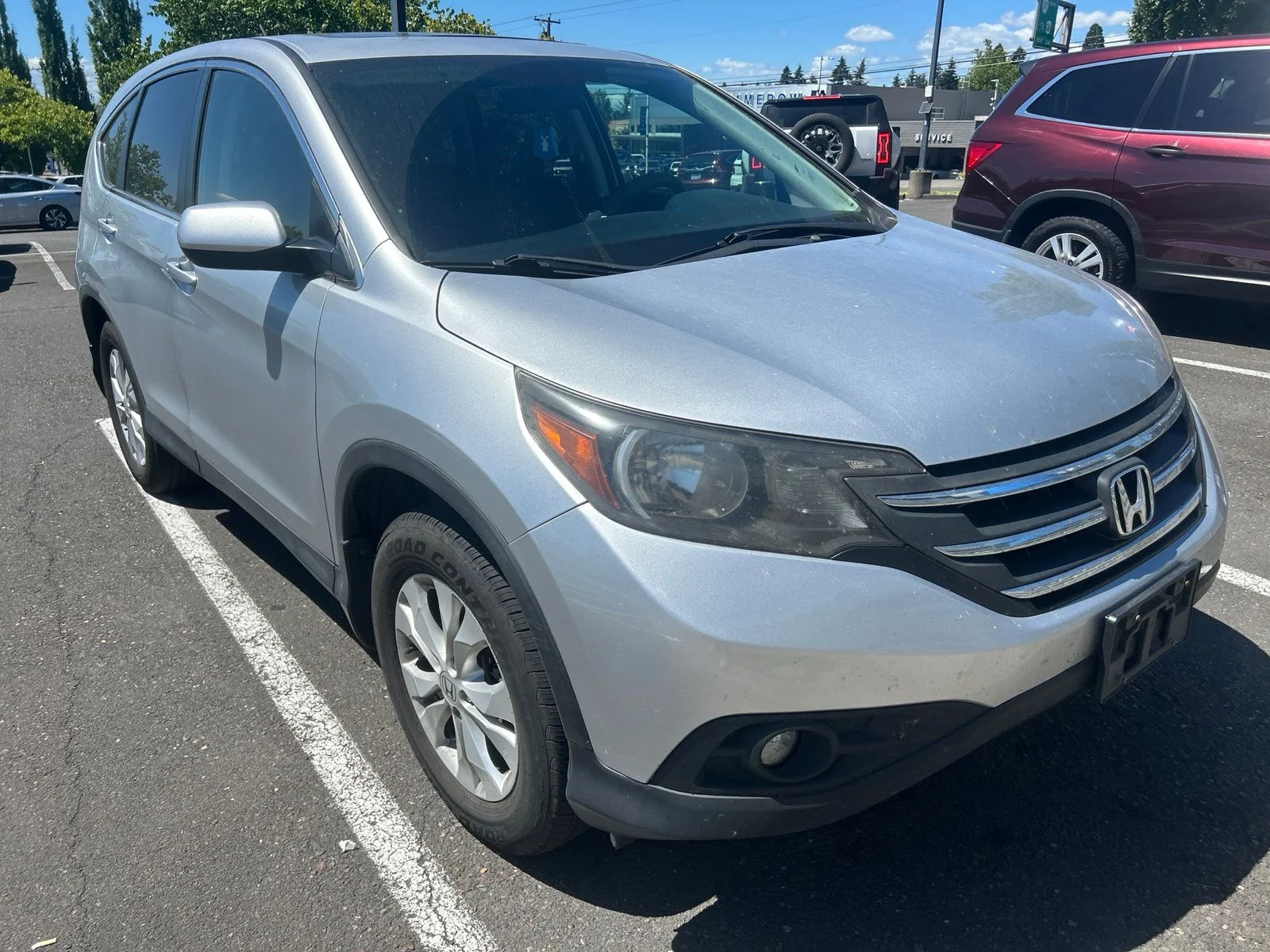 Used 2014 Alabaster Silver Metallic Honda EX image 14