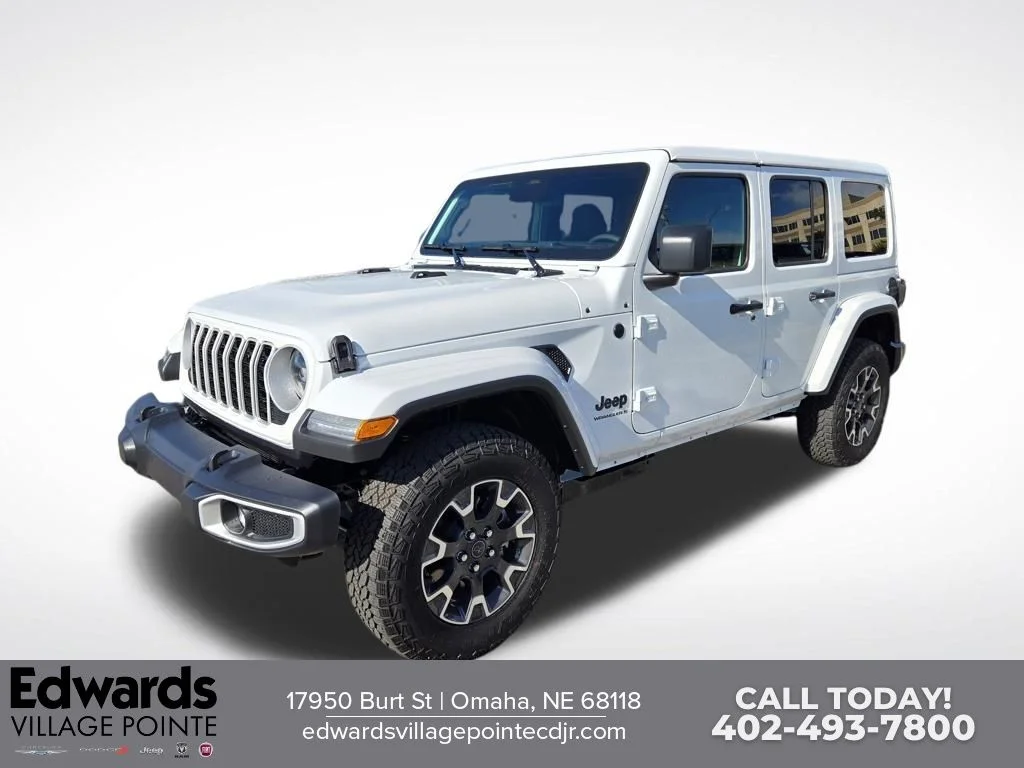 New 2026 Bright White Clear-Coat Exterior Paint Jeep Sahara image 7
