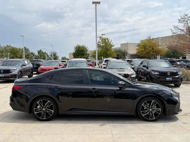 Certified Used 2025 MIDNIGHT BLACK METAL Toyota XSE image 7