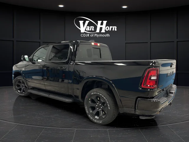New 2026 Diamond Black Crystal Pearl-Coat Exterior Paint RAM Big Horn/Lone Star image 5