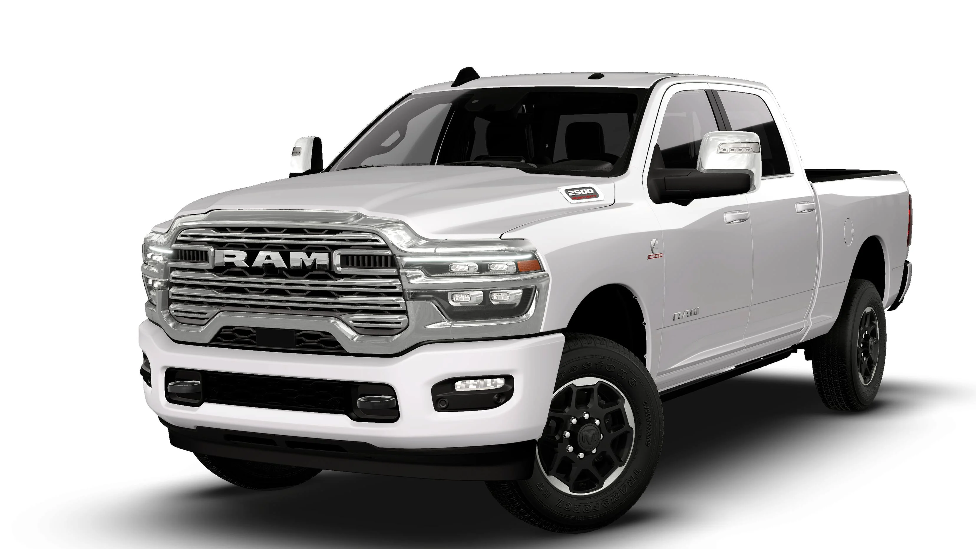 New 2027 Bright White Clear-Coat Exterior Paint RAM LARAMIE image 13