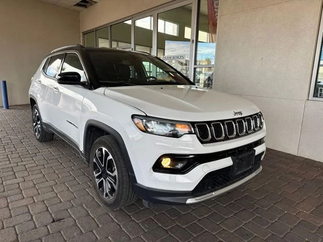 Used 2023 Bright White Clearcoat Jeep Limited image 6