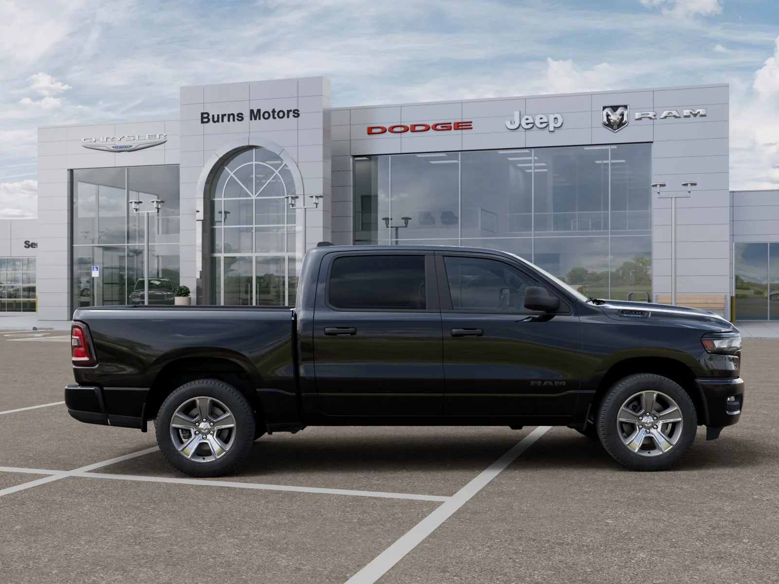 New 2026 Diamond Black Crystal Pearl-Coat Exterior Paint RAM Express image 47