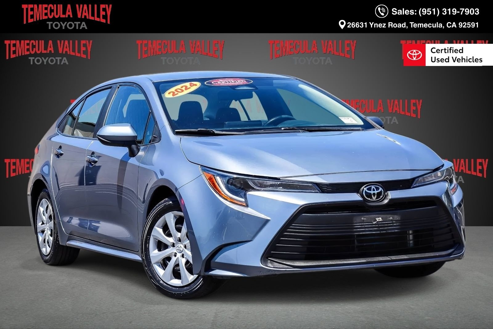Certified Used 2024 Celestite Toyota LE image 1