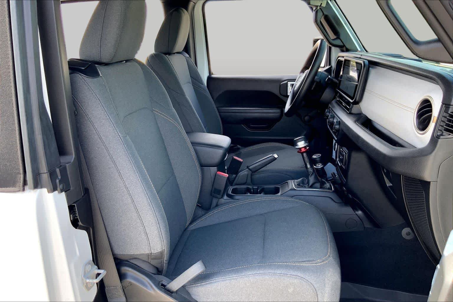 Used 2024 Bright White Clearcoat Jeep Sport image 9