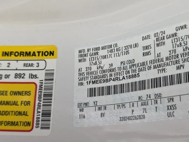 Certified Used 2024 Oxford White Ford Badlands image 10