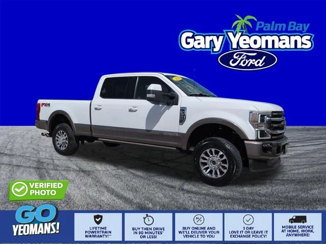 Used 2021 Star White Ford King Ranch image 1