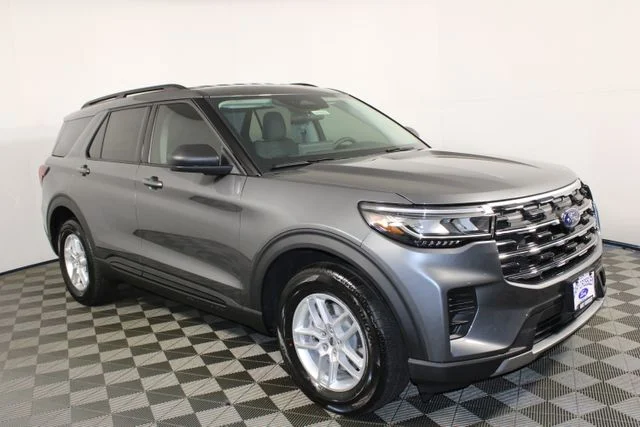 New 2026 Carbonized Gray Metallic Ford Active image 1
