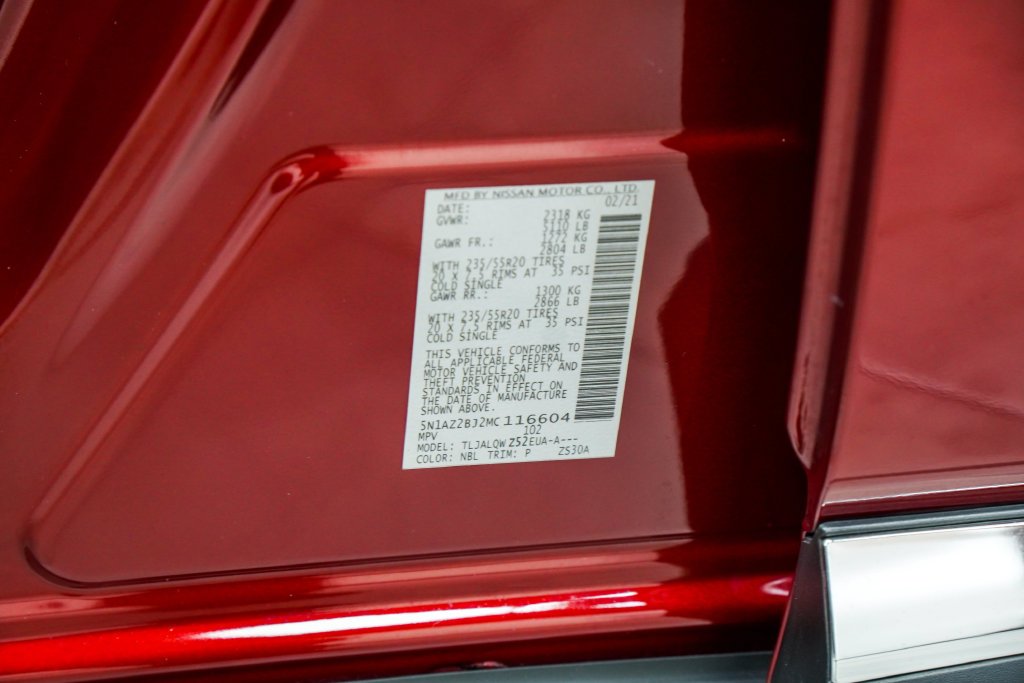 Used 2021 Red Nissan SV image 42
