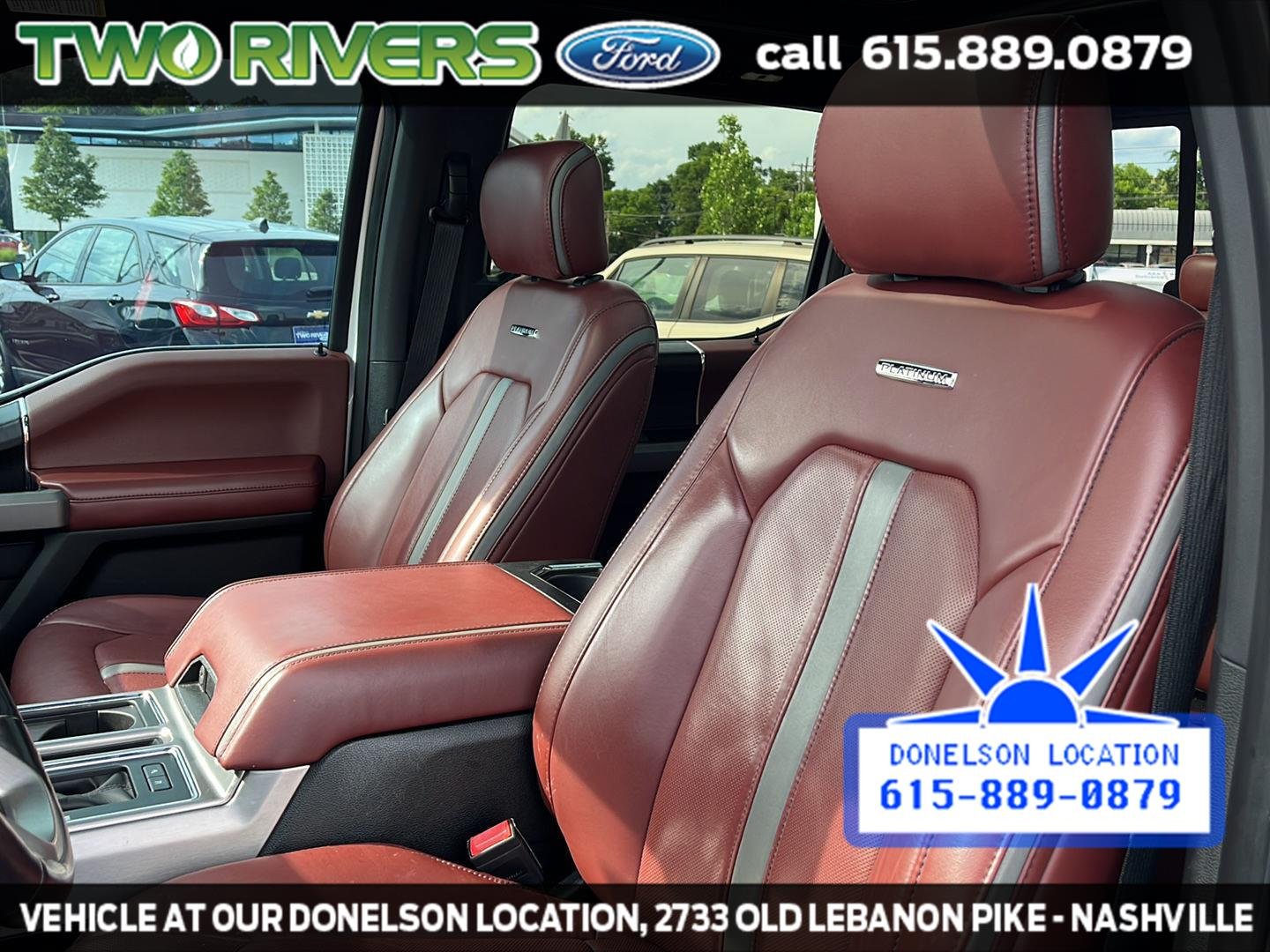 Used 2018 White Platinum Tri-Coat Metallic Ford Platinum image 25