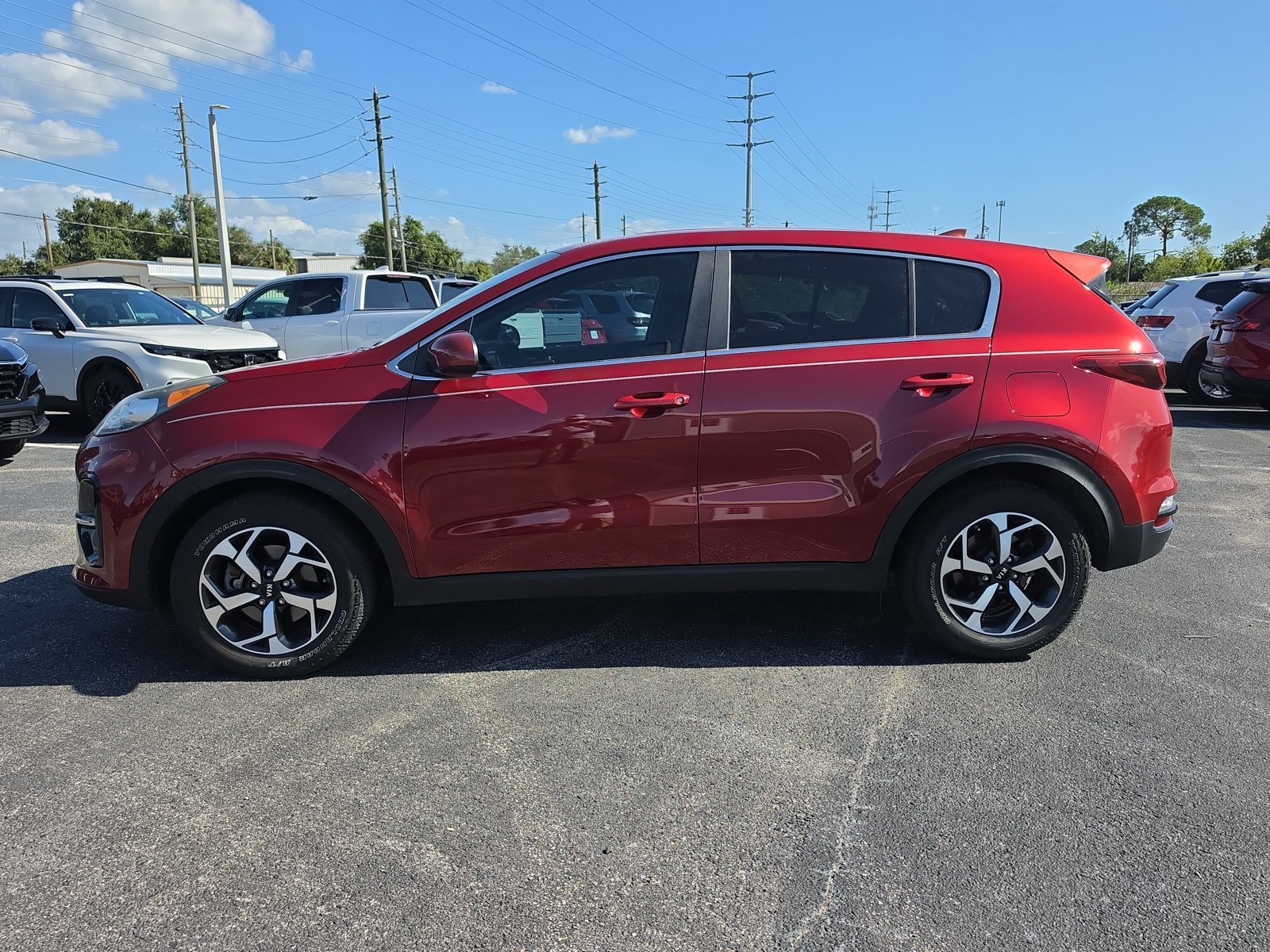 Used 2020 Red Kia LX image 5