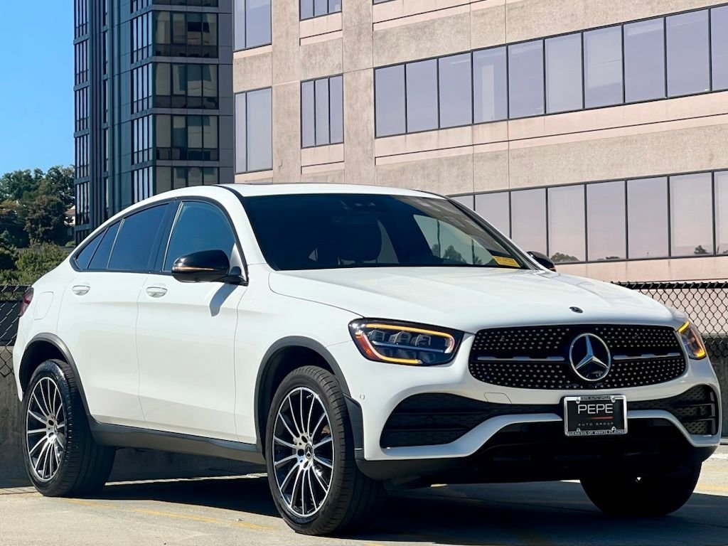 Certified Used 2023 White Mercedes-Benz GLC 300 Coupe image 1