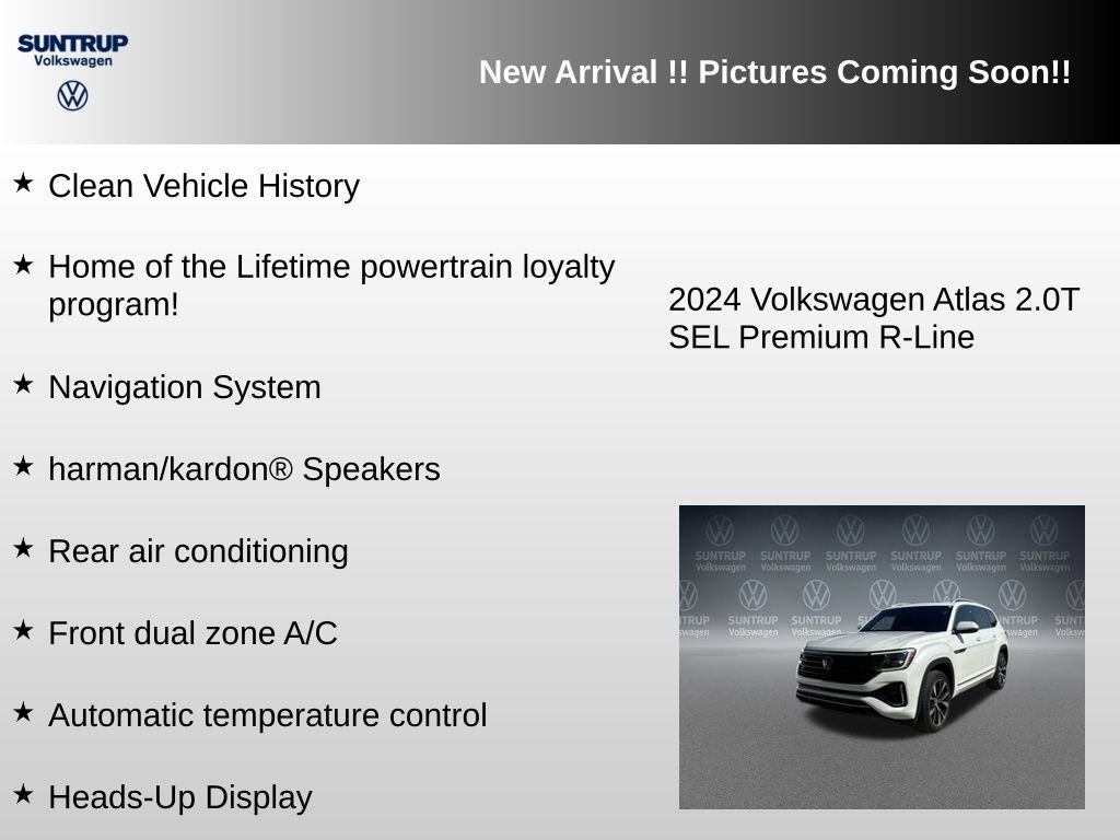 Used 2024 White Volkswagen 2.0T SEL Premium R-Line image 6