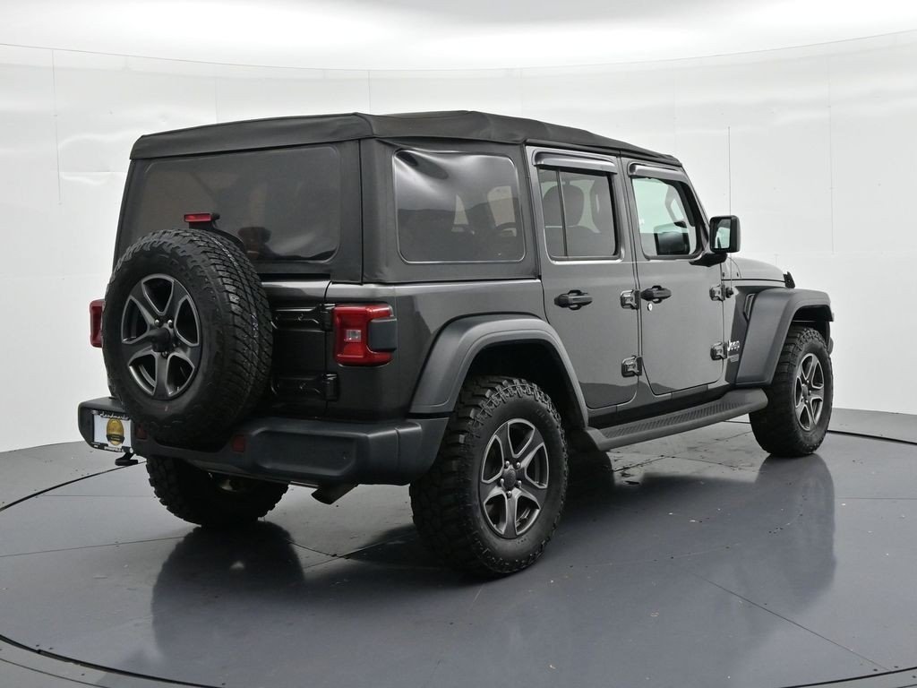 Used 2018 Crystal Metallic Jeep Unlimited Sport S image 6