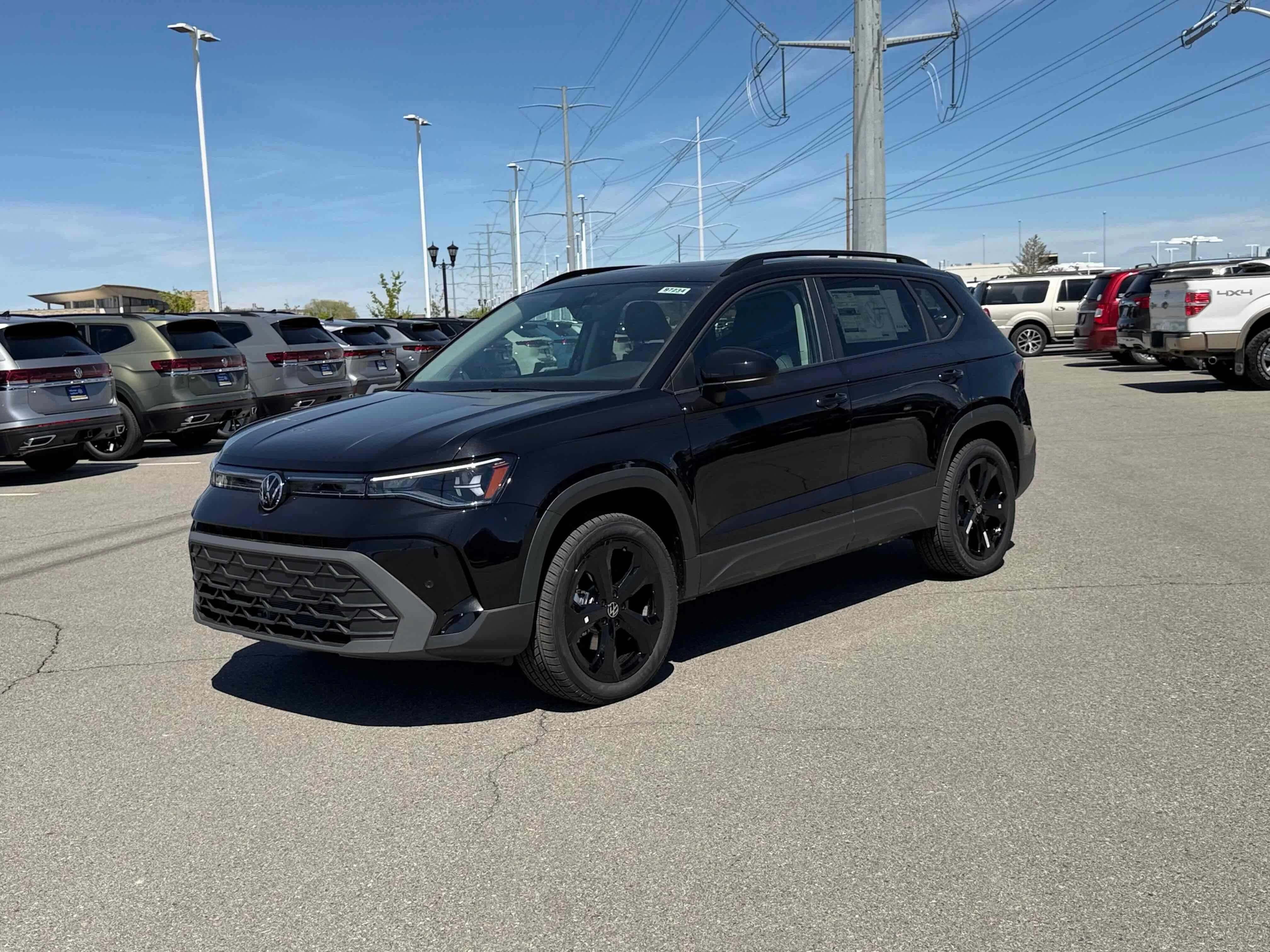 New 2026 Deep Black Volkswagen SE Black image 1
