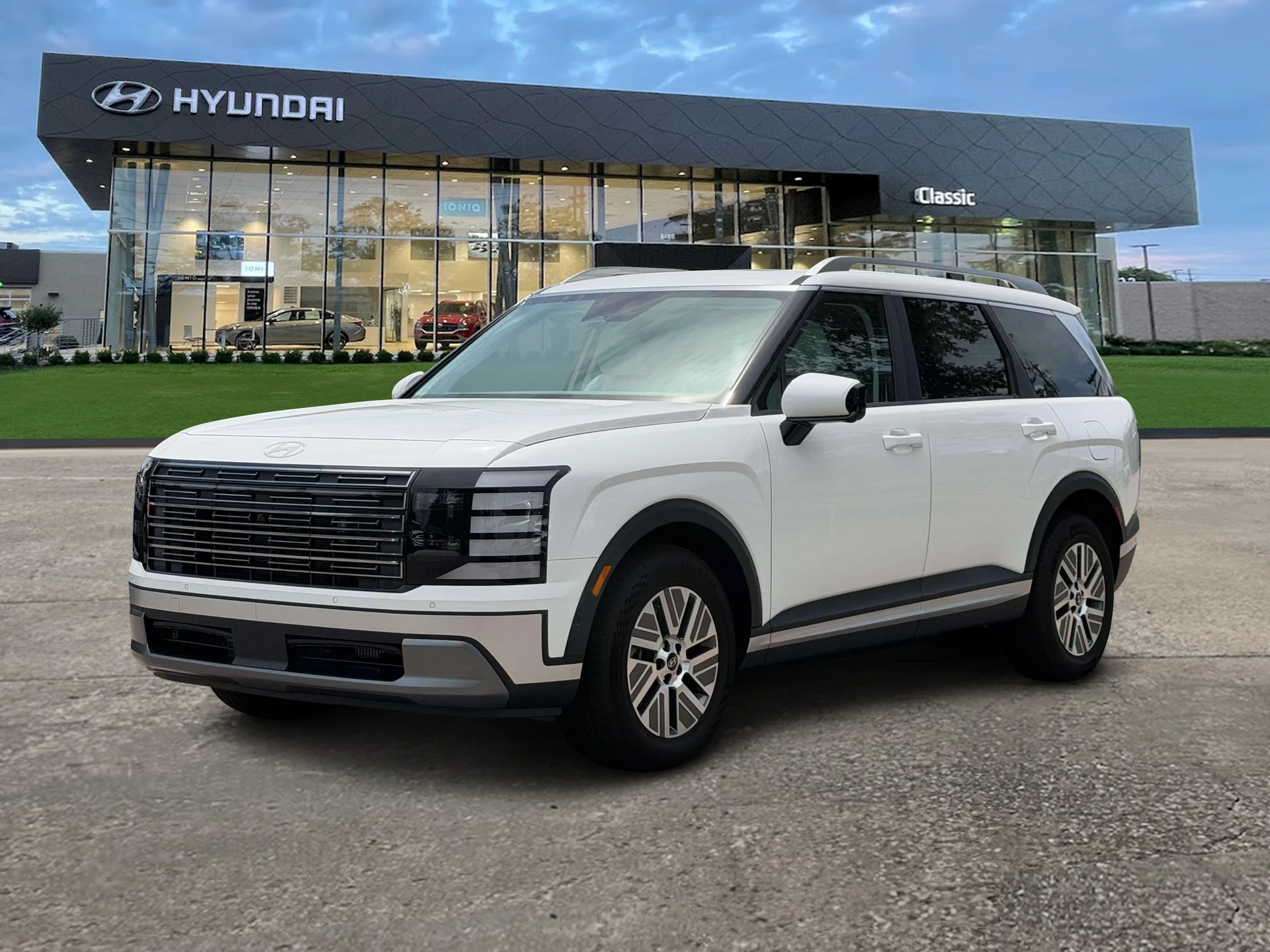 New 2027 Creamy White Pearl Hyundai SEL Premium 7P image 1