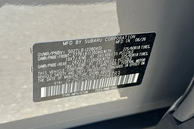 New 2026 RIVER ROCK PEARL Subaru Premium image 25