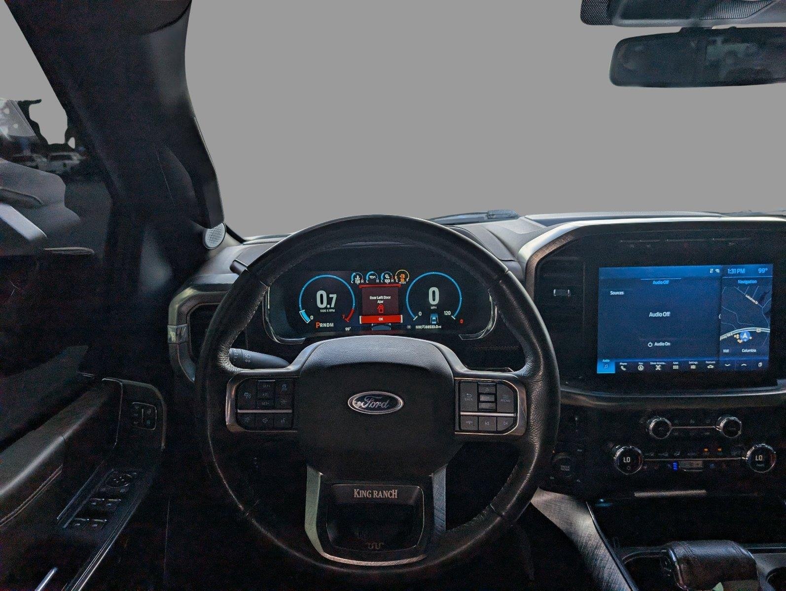 Used 2021 Agate Black/Stone Gray Ford King Ranch image 35