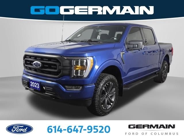 Certified Used 2023 Atlas Blue Metallic Ford XLT image 1