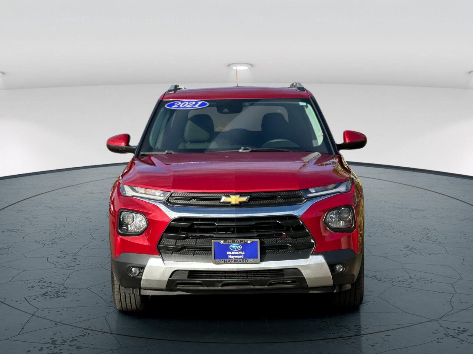 Used 2021 Scarlet Red Chevrolet LT 4D Sport Utility image 9