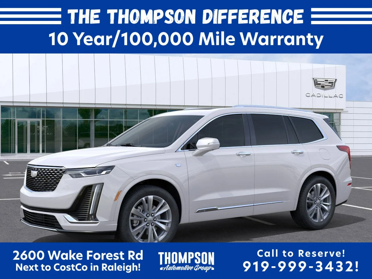 Used 2025 Crystal White Tricoat Cadillac Premium Luxury image 2