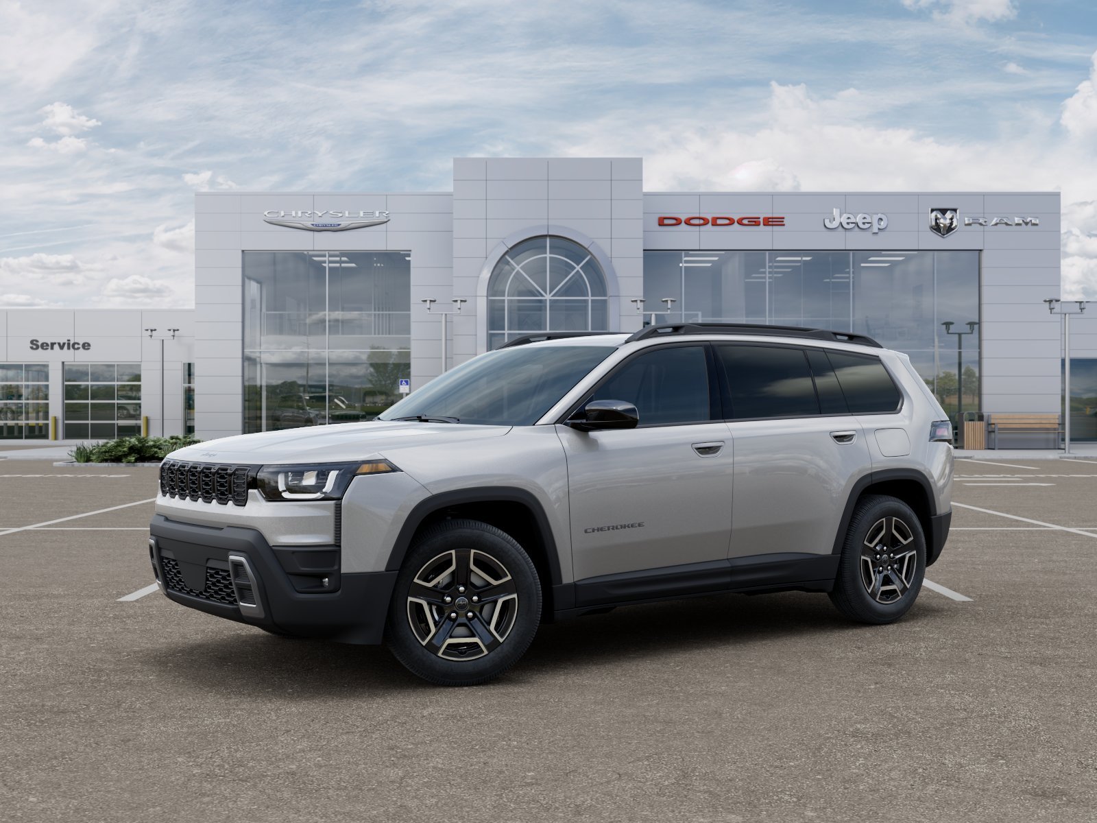 New 2026 Silver Zynith Clearcoat Jeep Laredo image 2