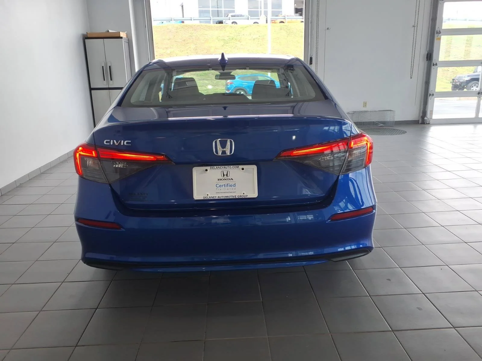 Certified Used 2024 Aegean Blue Metallic Honda EX image 6