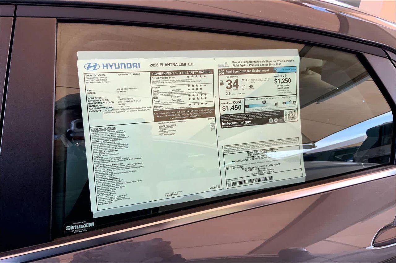 New 2026 Ecotronic Gray Hyundai Limited image 18