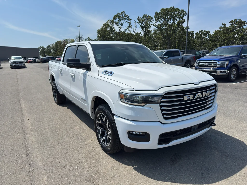 Used 2025 Bright White Clearcoat Ram Laramie image 3