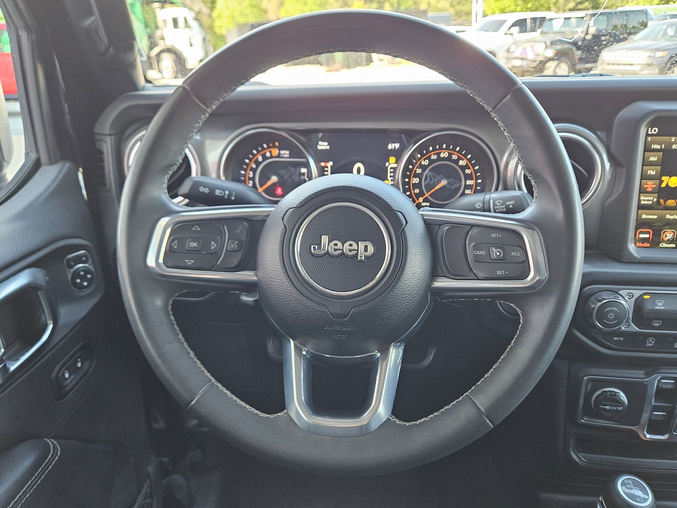 Used 2023 Black Clearcoat Jeep Overland image 16