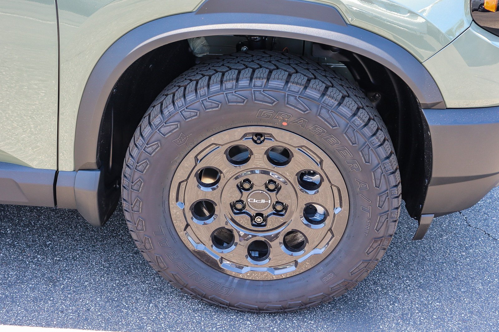 New 2026 Ash Green Metallic Honda TrailSport Elite Blackout AWD image 6