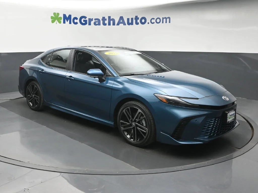 Certified Used 2025 Blue Toyota XSE image 2