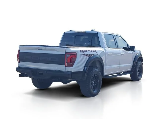 Used 2025 Space White Metallic Ford Raptor image 7