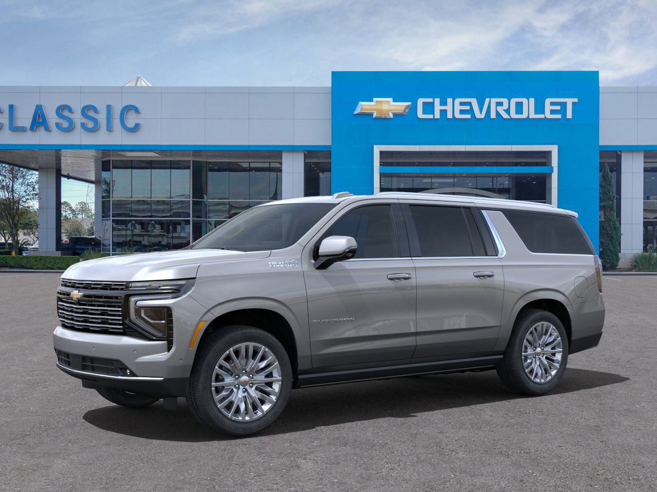 2025 Chevrolet Suburban High Country Gray at Classic Elite Chevrolet Hwy 6