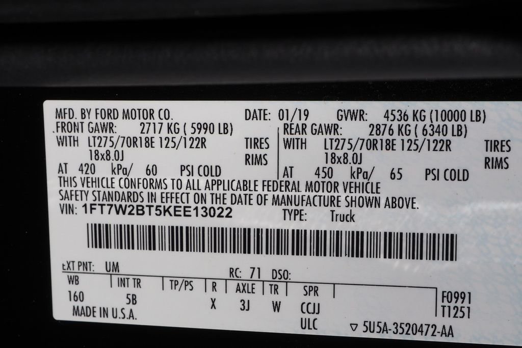Used 2019 Black Ford Lariat image 31