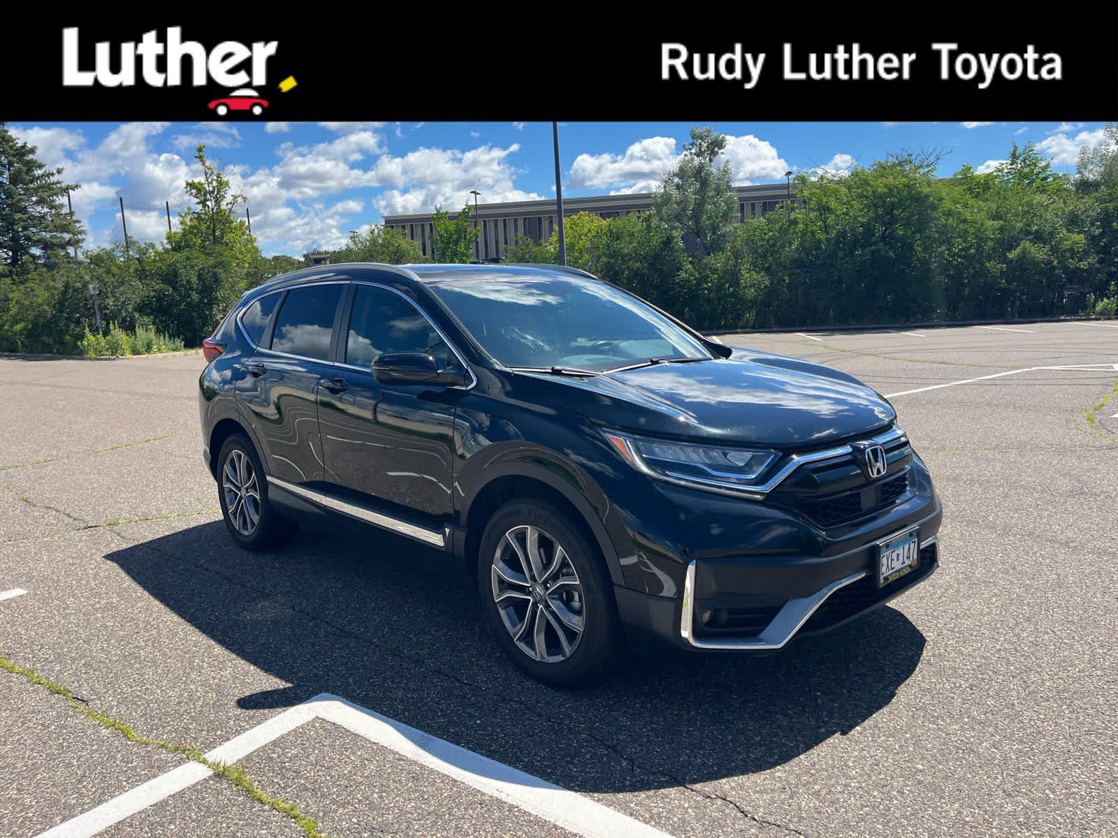 Used 2020 Crystal Black Pearl Honda Touring image 1